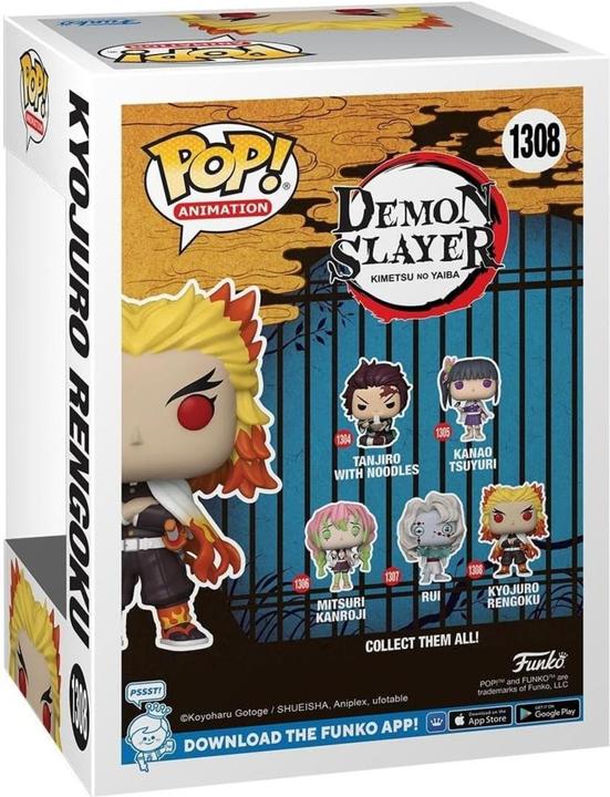 Actual product image Funko POP Demon Slayer Kimetsu no Yaiba Kyojuro Rengoku