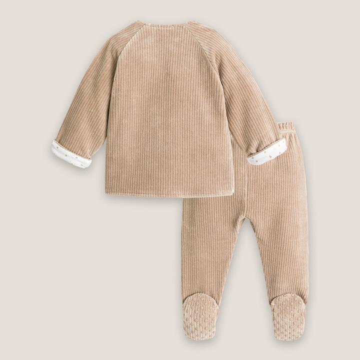 Actual product image La Redoute Collections 2-piece velvet set (68)