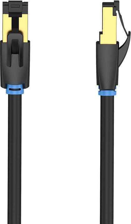 Produktbild Vention Category 8 SFTP Network Cable IKABK 8m Black (S/FTP, CAT8.1, 8 m)