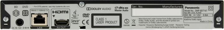Produktbild Panasonic Dmp-Bdt167 (1 GB, Blu-ray Player, DVD Player)