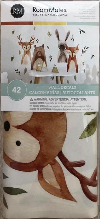 Actual product image Roommates RM - Watercolour Forest Dweller (23 x 37 cm)