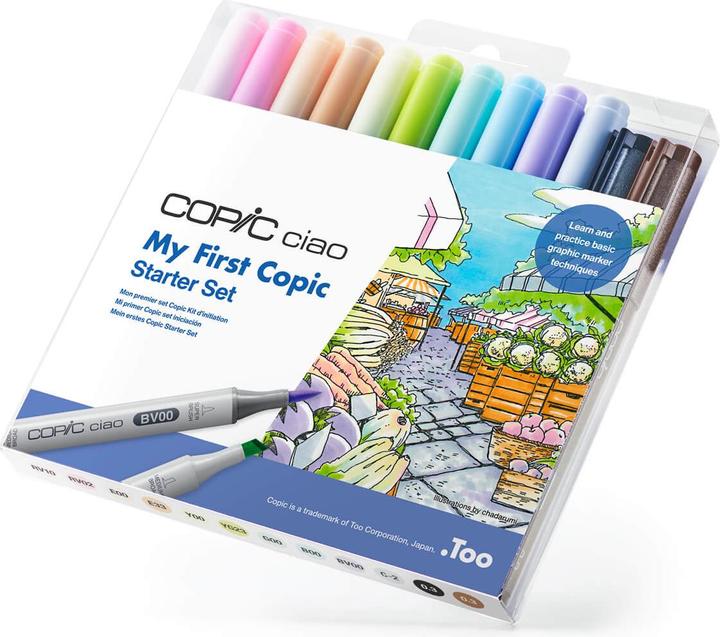 Actual product image Copic Marker ciao "My First Starter Set" (Multicoloured, 12 x)