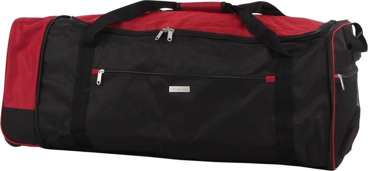 NTK-Collection Reisetasche auf Rollen Rochester Schwarz Rot (82 l)