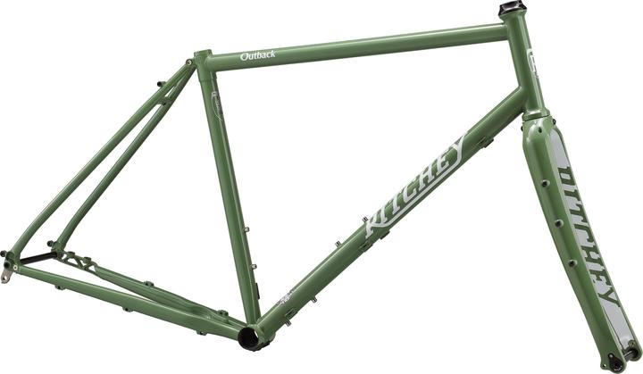 Image du produit Ritchey Outback V4 Disc Gravel Frame Kit, 650B/700C, Di2, M, winter sage/white
