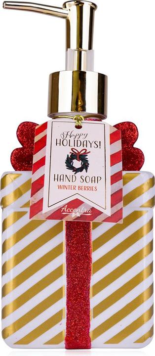 Actual product image Accentra Soap dispenser with liquid soap GESCHENK, fragrance: Winter Berries (Device, 500 ml)
