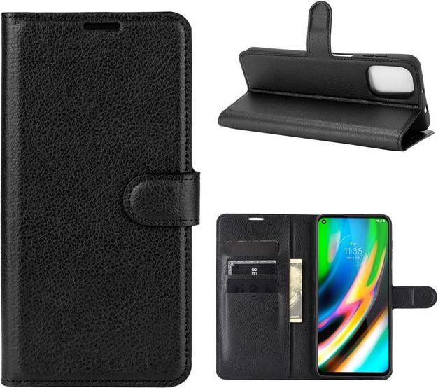 Produktbild MU Classic Litchi Leder Bookcover Series (Motorola Moto G9 Plus)