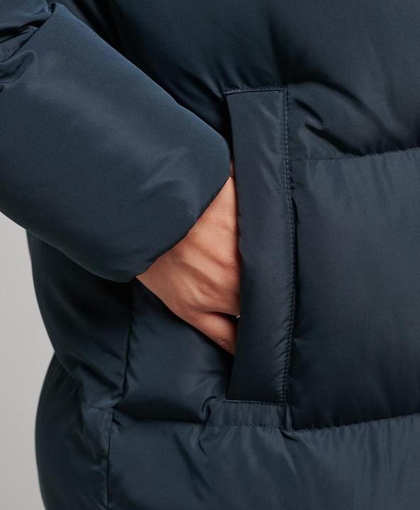Produktbild Superdry Lange Daunenjacke mit Kapuze, Damen (XL)