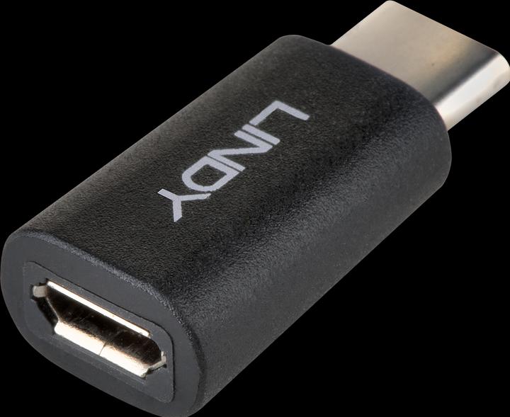 Produktbild Lindy USB 2.0 Adapter Typ C / Micro-B USB Typ C Stecker / Typ Micro-B Kupplung (USB 2.0)