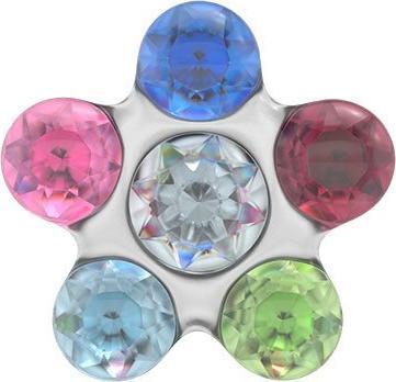 Produktbild Studex Sensitive Ohrstecker Daisy Kristall Regenbogen (Edelstahl)