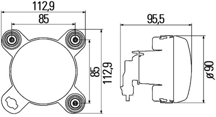 Produktbild Hella Hauptscheinwerfer H1 Li.