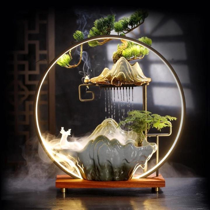Image du produit SPC Fontaine avec anneau LED et effet de brouillard