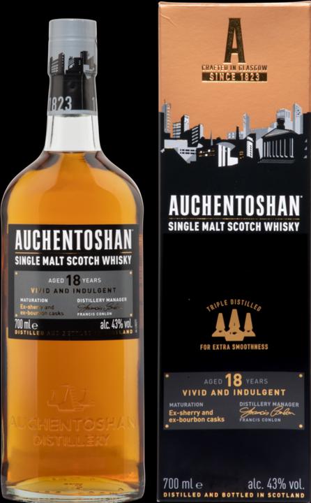 Image du produit Auchentoshan 18 ans (Single Malt, Scotch Whisky, 1 x 70 cl)