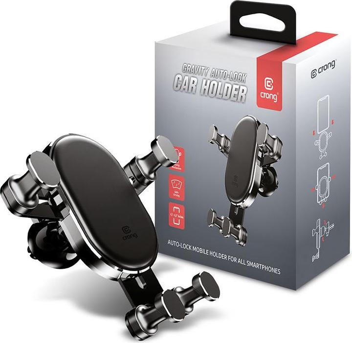 Immagine prodotto Crong Supporto per auto Gravity Auto-Lock CRG-CH5-BLK