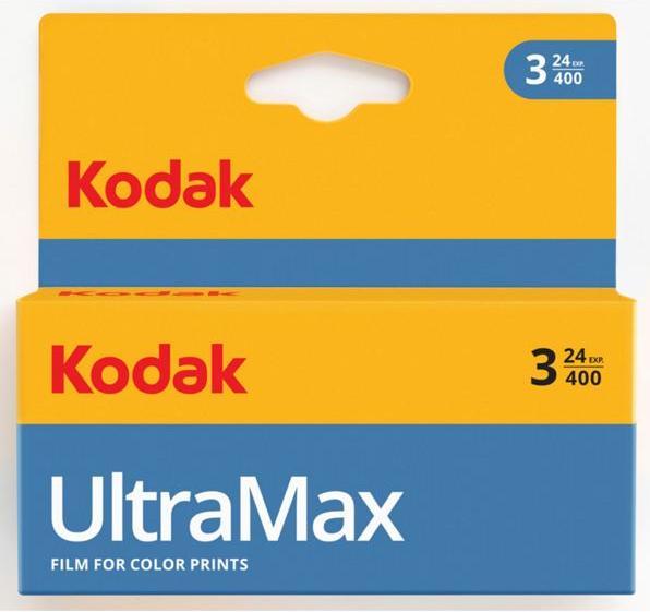Actual product image Kodak Ultra Max 400 3x film 135/24