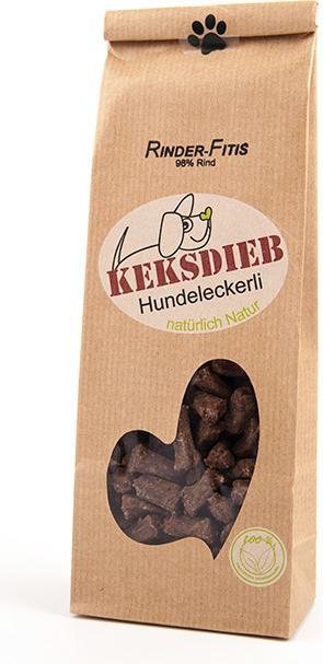 Produktbild Keksdieb Leckerli Rinder Fitis, 125 g (Junior, Senior, Adult, 1 Stk., 135 g)
