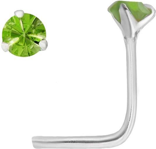 Actual product image Bijouteria Nose piercing (Silver 925, Crystal)