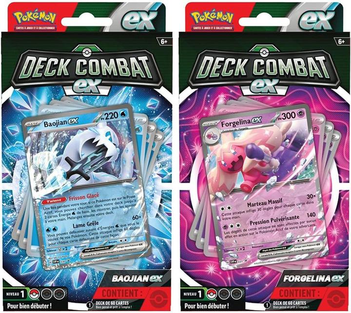 Image du produit Pokémon JCC - Deck Combat Baojian-ex ou Forgelina-ex (1x deck aléatoire) (Pont)