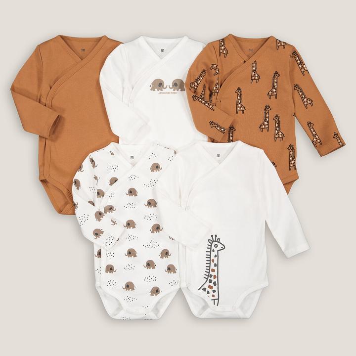 Immagine prodotto La Redoute Collections Confezione da 5 body a manica lunga per la prima volta (54 C)