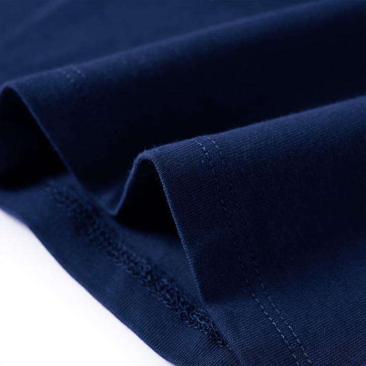 Immagine prodotto VidaXL Camicia da bambino a maniche lunghe blu navy 116,Materiale: 95 % cotone (116)