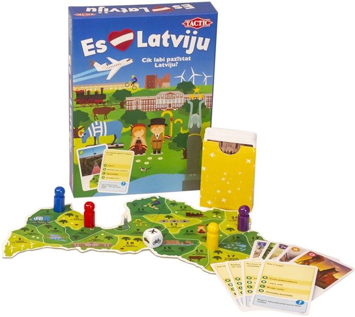 Actual product image Tactic TACTICS Board Game "I Love Latvia (German)