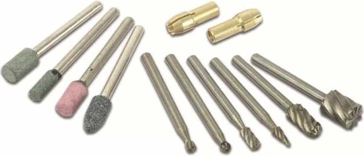Actual product image BGS High Precision Drill Accessory Set 12 pcs. (3 mm)