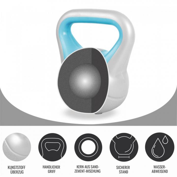 Image du produit Gorilla Sports Kettlebell Stylish (1 x 10 kg, 1 x 18 kg, 1 x 20 kg, 1 x 4 kg, 1 x 3 kg, 1 x 14 kg, 1 x 6 kg, 1 x 8 kg, 1 x 16 kg, 1 x 12 kg)