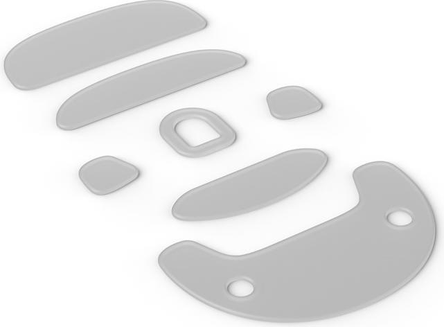 Image du produit Endgame Gear Patins souris OP1, 100% PTFE, blanc laiteux, set unique
