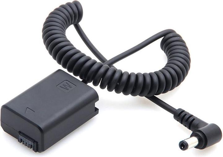 Immagine prodotto Caruba Batteria fittizia Sony NP FW50 a decodifica completa (cavo a molla) (Accumulatore di carica elettrica)