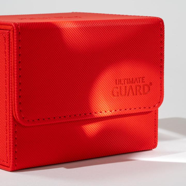 Image du produit Ultimate Guard Boîte à cartes XenoSkin Sidewinder Monocolor 80+ rouge