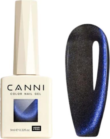 Canni Gellack Cat Eye Dunkelblau/ 8048 UV/LED (Dunkelblau, UV-Gel Lack)
