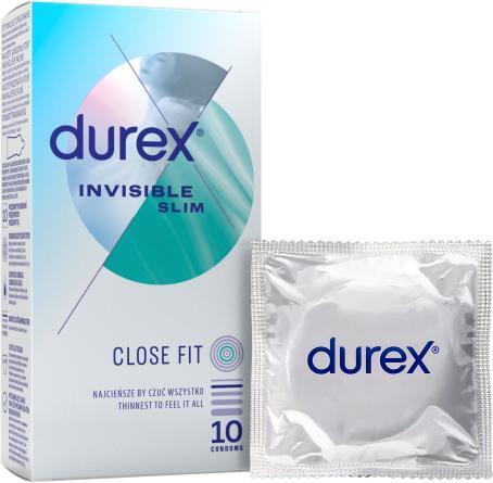 Productafbeelding Durex Invisible Close Fit Condooms Matched 10Pcs (10 Pcs.)