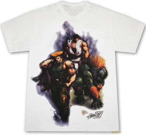 Actual product image Neca Street Fighter - Blanka, Ryu & Guile - L size (L)