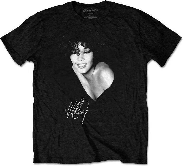 Whitney Houston B&W Photo