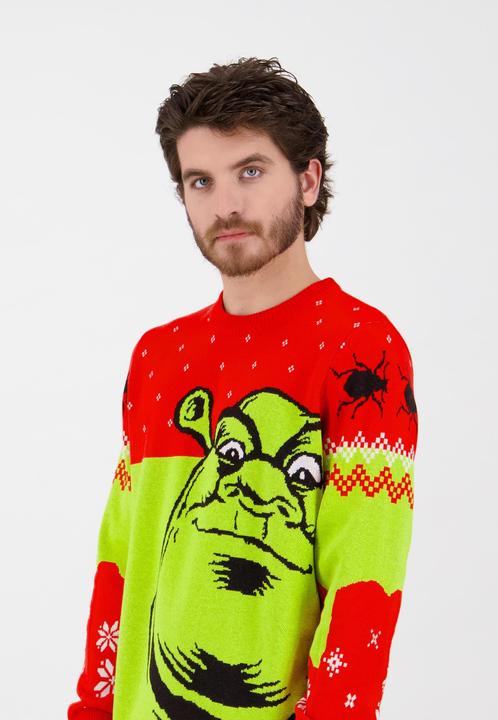 Immagine prodotto Shrek Maglione di Natale lavorato a maglia (M)