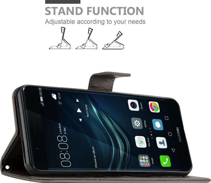 Productafbeelding Cadorabo Bloemen Boekomslag (Huawei P9)