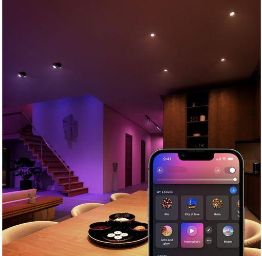 Produktbild Philips Hue LED Lampe (GU10, 4.20 W, 400 lm, 2 x, E)