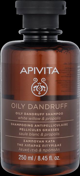 Actual product image Apivita Oily Dandruff Shampoo with White Willow and Propolis 250ml (250 ml)