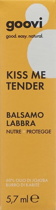 Produktbild Goovi KISS ME TENDER Lippenbalsam Nährend & schützend (Balsam, 5.70 ml)