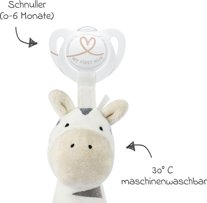 Produktbild NUK Schnullerkuscheltier Littl.F.Z (1 x, bis 6 Monate)