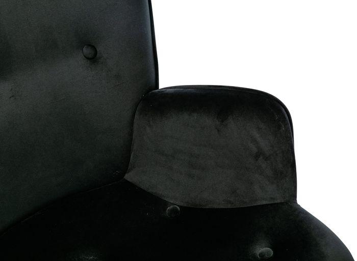 Image du produit CLP fauteuil à bascule Sanka velours, noir