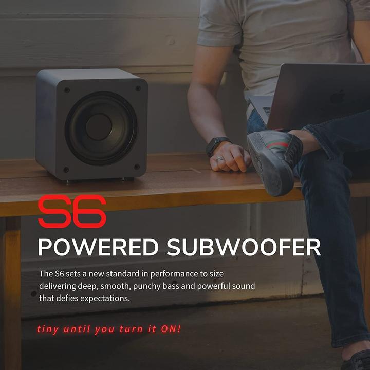 Actual product image Audioengine S6 Powered Subwoofer (1 pcs., 140 W)