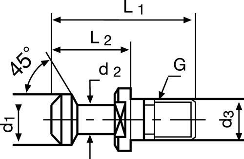 Produktbild Promat Anzugsbolzen JIS B 6339