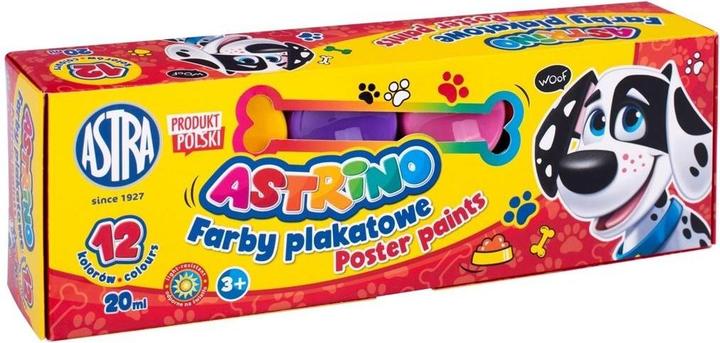 Produktbild Astra Plakatfarben ASTRINO 12 Farben 20ml (Mehrfarbig, 20 ml)