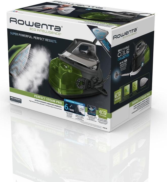 Actual product image Rowenta DG8626F0 Steam Ironing Station Micro Steam 400 HD Laser Base Plate (2400 W, 450 g/min)