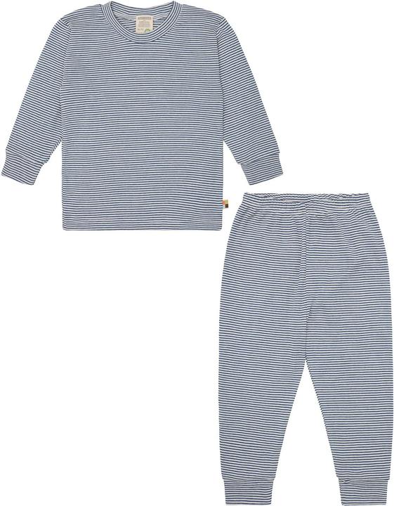 Image du produit loud + proud Pyjama à rayures en fines côtes (86)