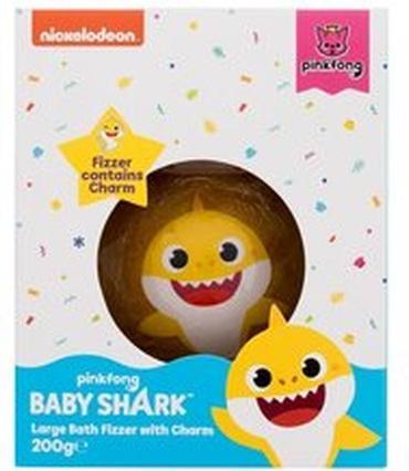 Actual product image Fragrances For Children Baby Shark Bath Fizzer Yellow (Bath bombs)