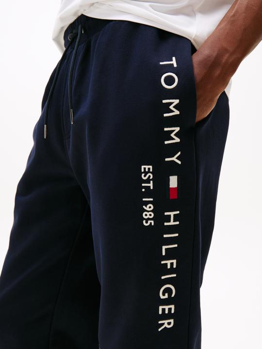 Actual product image Tommy Hilfiger Mens Tommy Logo Sweatpants Cotton Sweatpants, Blue (Desert Sky), M (M)