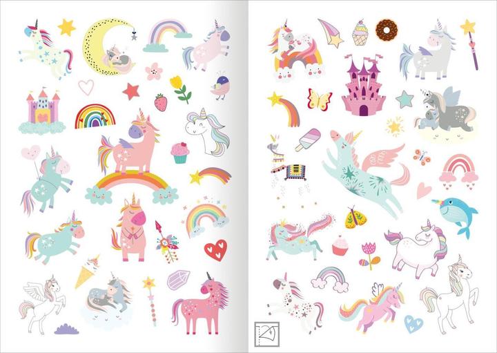 Actual product image My unicorn sticker book