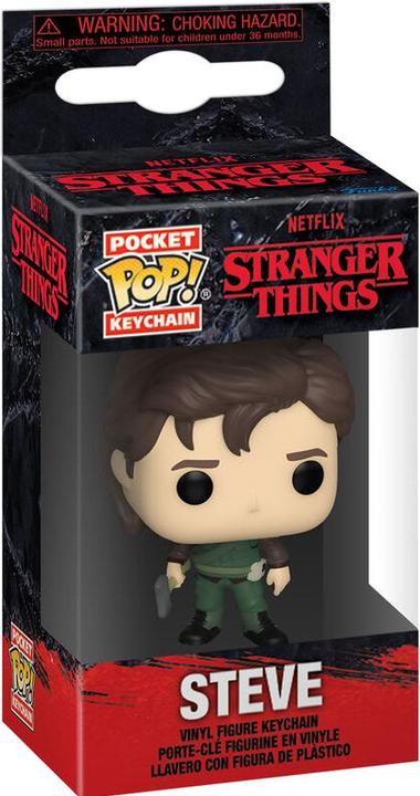 Actual product image Funko Portachiavi Pop! Stranger Things S4 : Hunter Steve