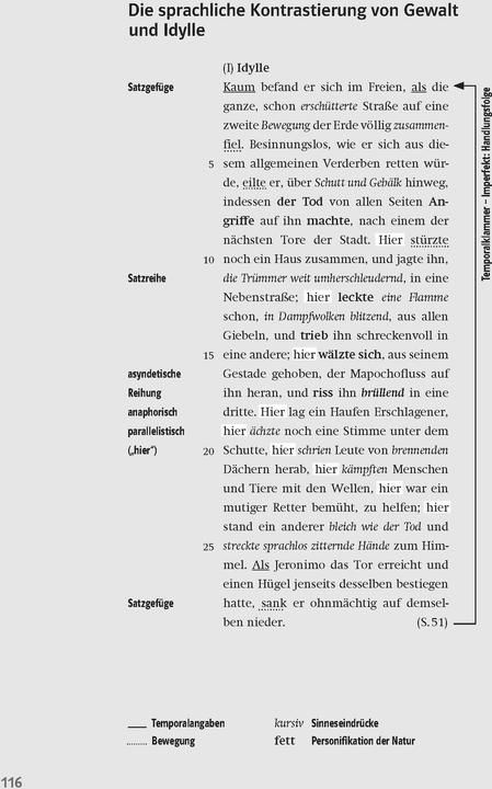 Actual product image Lektürehilfen Heinrich von Kleist "Die Marquise von O.../Das Erdbeben in Chili" (German, 2017)